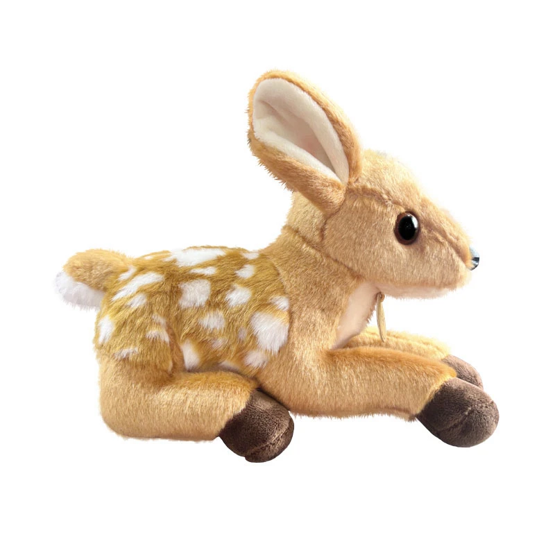 25 cm großes Kawaii-Giraffen-Plüschtier – gefüllte weiche Giraffenpuppe für Kinder, schönes Hirsch-Raumdekor, Geburtstagsgeschenk