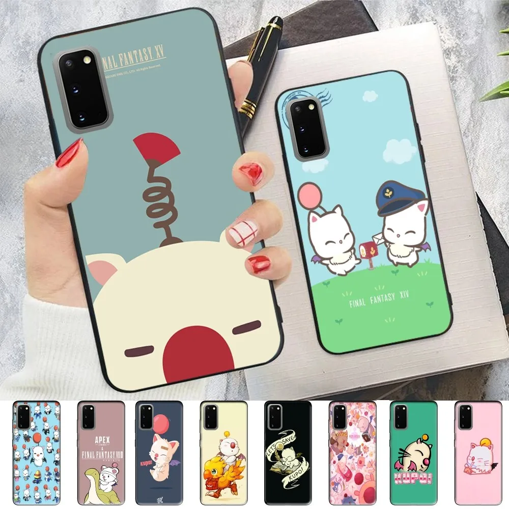 Game F-Final Fantasy Moogle Phone Case For Samsung S 9 10 20 21 22 23 30 23 24 plus lite Ultra FE S10lite Fundas