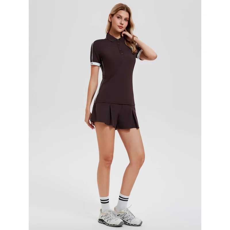 Sharp Star Women's 2 PCS Golf Outfit Tennis Pickleball Skirt Set 4