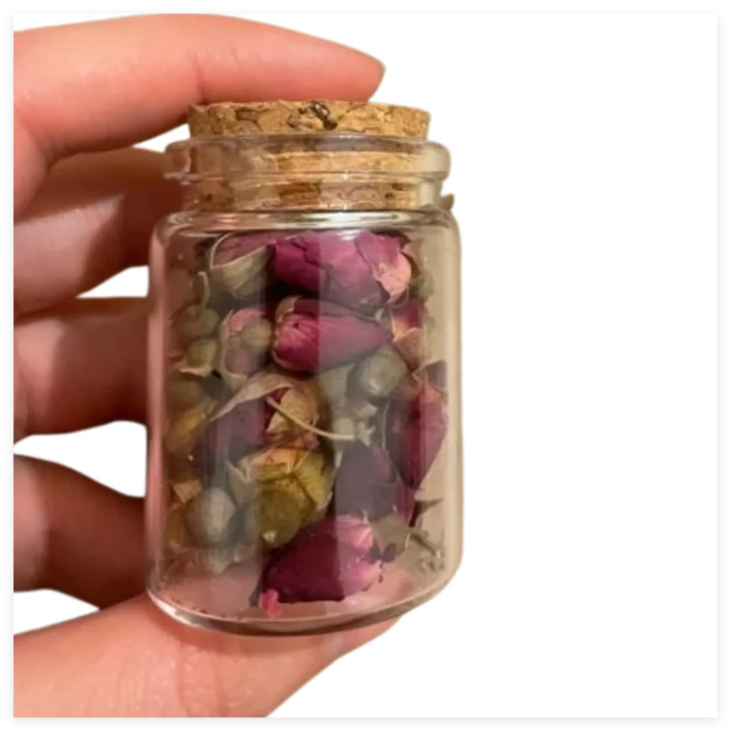 12/18/24/36/48 PCS 30ml Mini Glass Bottles Cork Stoppers 26×37×50mm Small Wishing Jars Seed Empty Tiny Glass Vial DIY Crafts