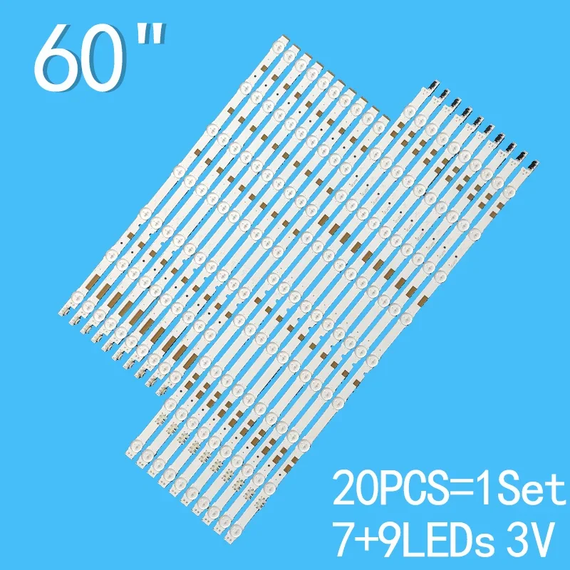 Светодиодный подсветка для Sam sung UE60JU6800 UE60JU6870 UE60JS7200 UE60JU6850 UE60JU6875 UE60JU6872 UN60JS7000 UN60JS7200 UA60JS7200R