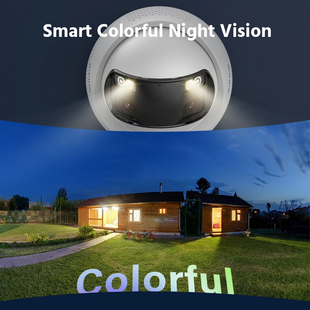 كاميرا أمان ANNKE 8MP 4K بعدسة مزدوجة 8CH NVR Ultra HD POE Ai كشف الإنسان CCTV طقم مراقبة الفيديو 180 درجة بانورامية