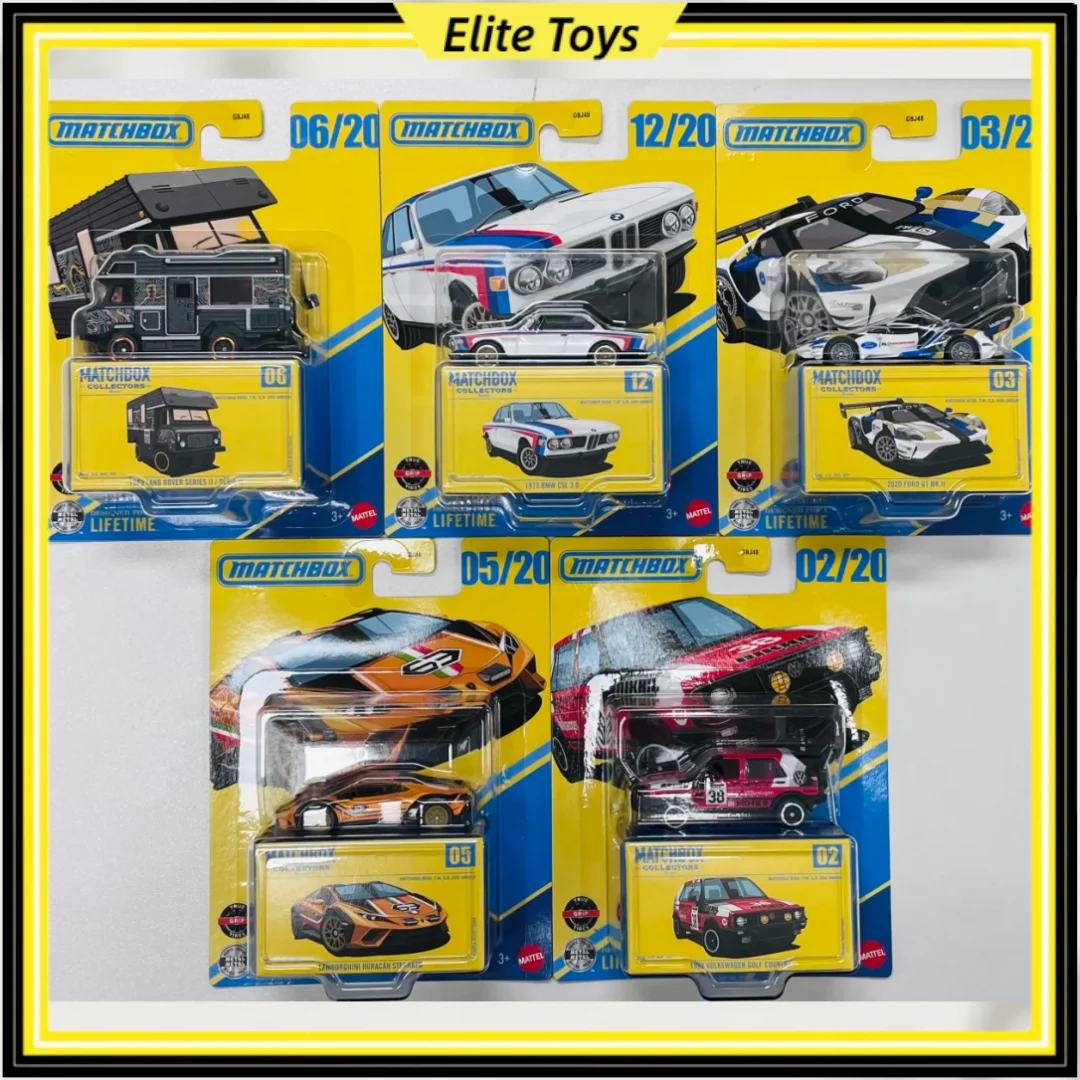 Mattel Matchbox Mbx 1/64 Gbj48 Collectors Series Land Rover Lamborghini Ford Volkswagen Collectible Car Toys Diecast Vehicle