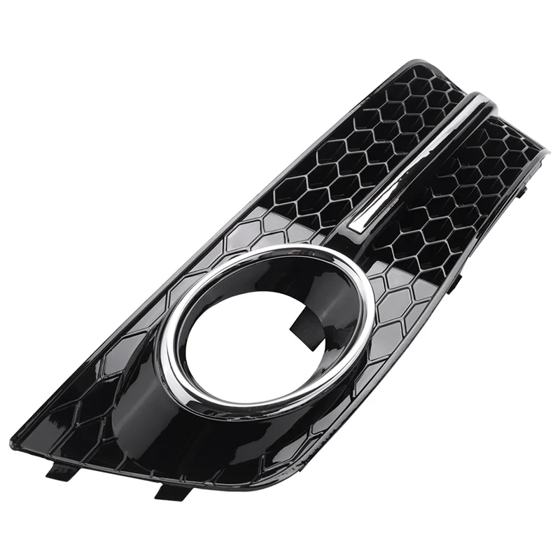 A77I 1 زوج سيارة اليسار واليمين المصد الأمامي الضباب الخفيف مشط شبكات الشواية ل A4 B8 2009-2012 OE: 8K0807682 8K0807681 أجزاء