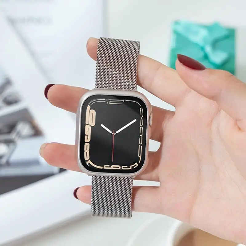 Gehärtetes Glas + Abdeckung für Apple Watch Case Ultra Zubehör SE 3 4 5 6 7 8 Iwatch Displayschutzfolie 49 mm 45 mm 41 mm 44 mm 40 mm – Detail 2