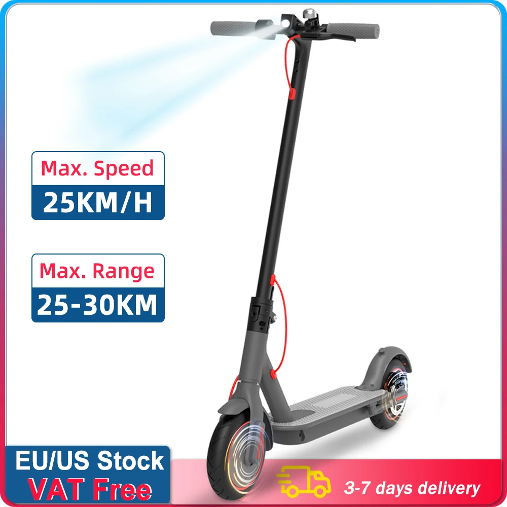 

350W Electric Kick Scooter for Adult,25KM/H &30KM Range 36V Motor 7.5AH Battery,Foldable Commuter Escooter Avoid Congestion