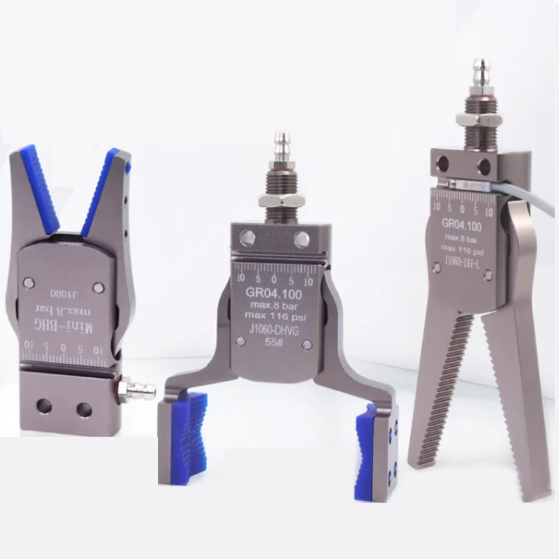 Robot mini gripper fixture magnetic widened large opening claw, pneumatic nozzle clamp, injection molding machine accessories