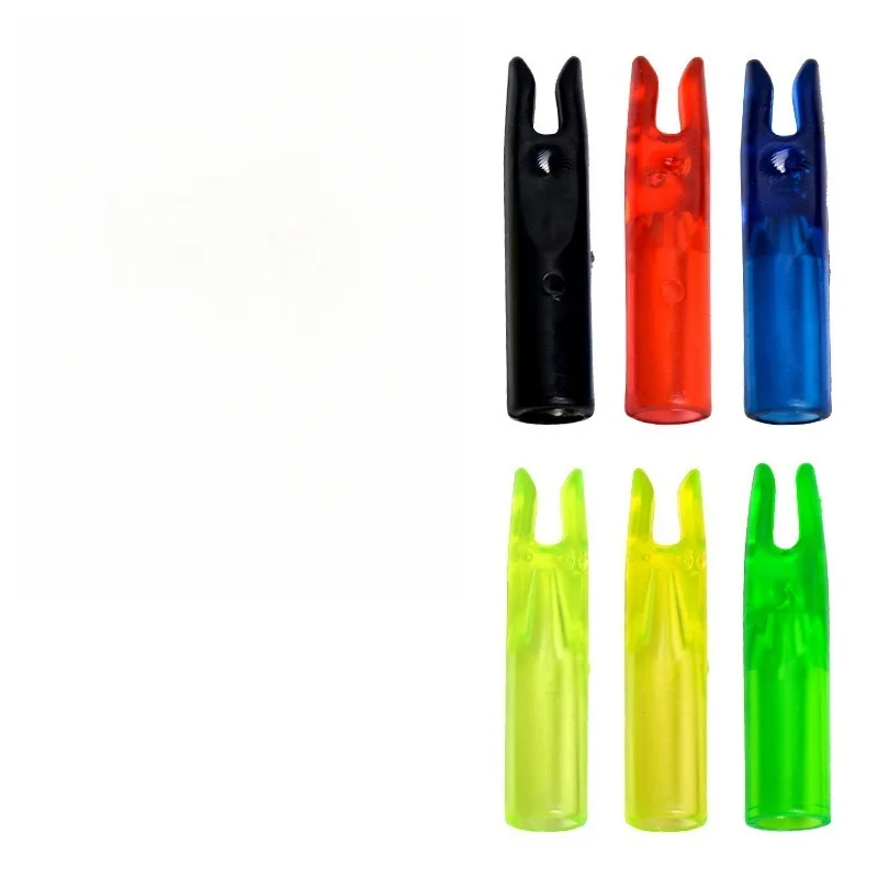 20pcs Wholesale 6mm External Arrow Nocks Black Plastic Arrow Nocks for 6mm Arrow Shaft Archery Accessories