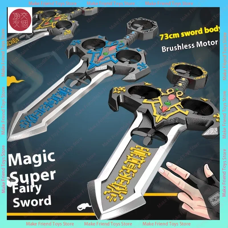 73cm 36cm Rc Flying Sword Drone With Gesture Control Led Lights 360°Stunt Flip Remote Control Glider Toy Adult Outdoor Boy Gift
