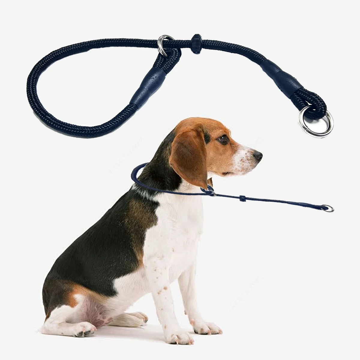 Traction Rope Gear Choke Collar For Dog Training Handmade of Cord with Limiter Waterproof Dog Training Rope Accessories