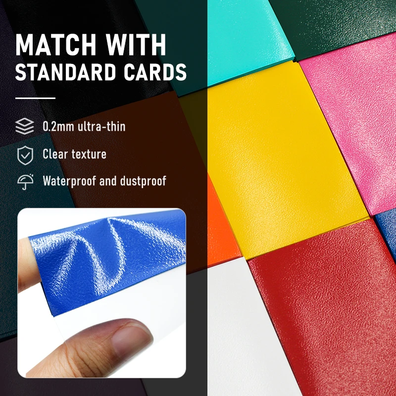 DK Game 1000PCS Rough Matte Card Sleeves 62x89mm/63x90mm Baseball Game Collectible Cards Standard Size Protection Trading Cards