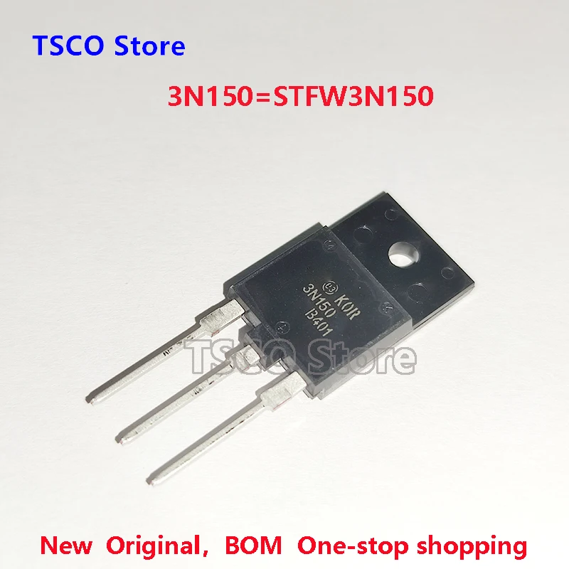 Imagem -02 - Mosfet Original N-ch 3n150 Novo 1500v 2.5a 10 Peças Pelo Lote