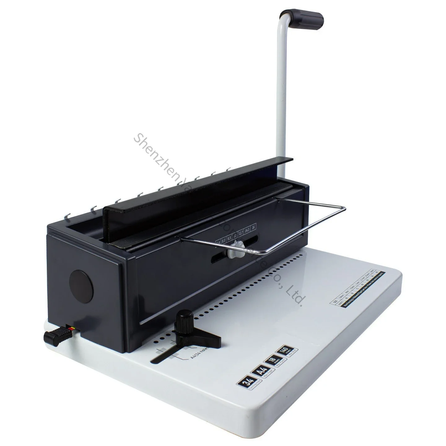 Manual Electric Hole Binding Machine Iron Ring 2:1 Small Punching A4 YO Double Coil Holebinding 34 Square Loose-leaf Calendar