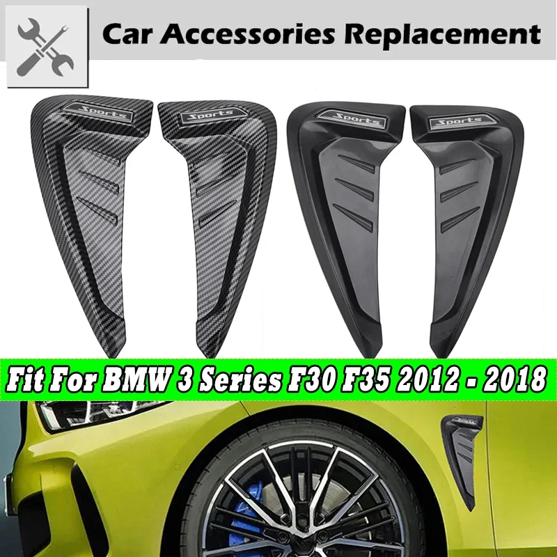 

Rhyming Side Fender Vent Sticker Shark Gills Trim Molding Fit For BMW E90 E60 F40 F52 X Series X5 F15 X5M F85 With Sport Logo