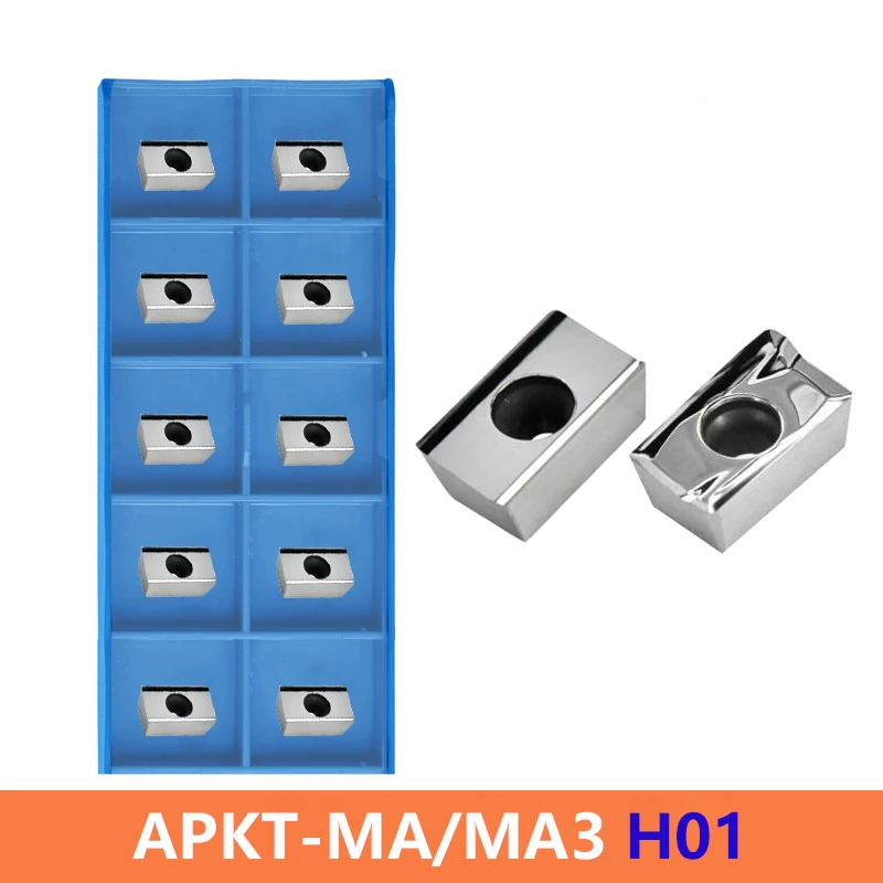 

LIHAOPING APKT1604PDFR-MA APKT1604PDFR-MA3 H01 APKT1604PDFR MA MA3 Carbide Inserts Turning Tools CNC APKT1604 Lathe Cutter APKT