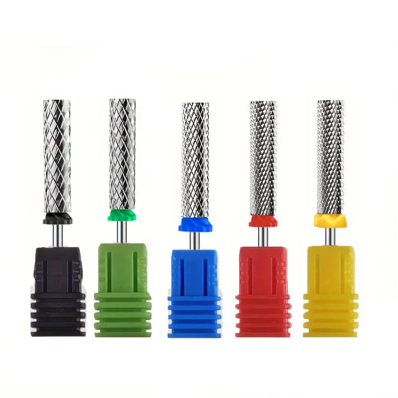 24mm Barrel Carbide Super Long Nail Drill Bits Electric Drills Accessories Manicure Bit Tool Dead Skin Cuticle Milling Cutter