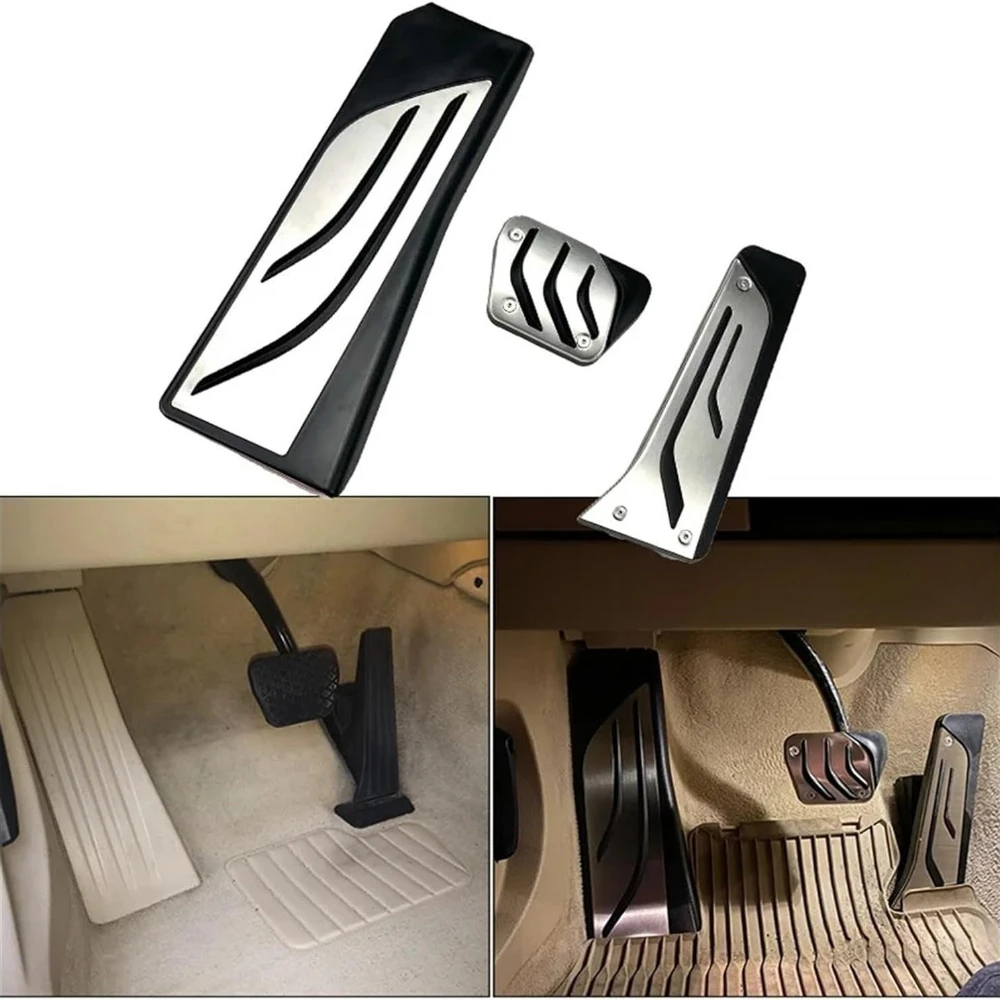 Pedals for BMW 5 6 7 Series X3 X4 E83 F25 F26 Z4 E85 E65 F01 F02 F03 F04 F10 F11 F06 F07 AT/MT Gas Brake Accelerator Pedal Pad