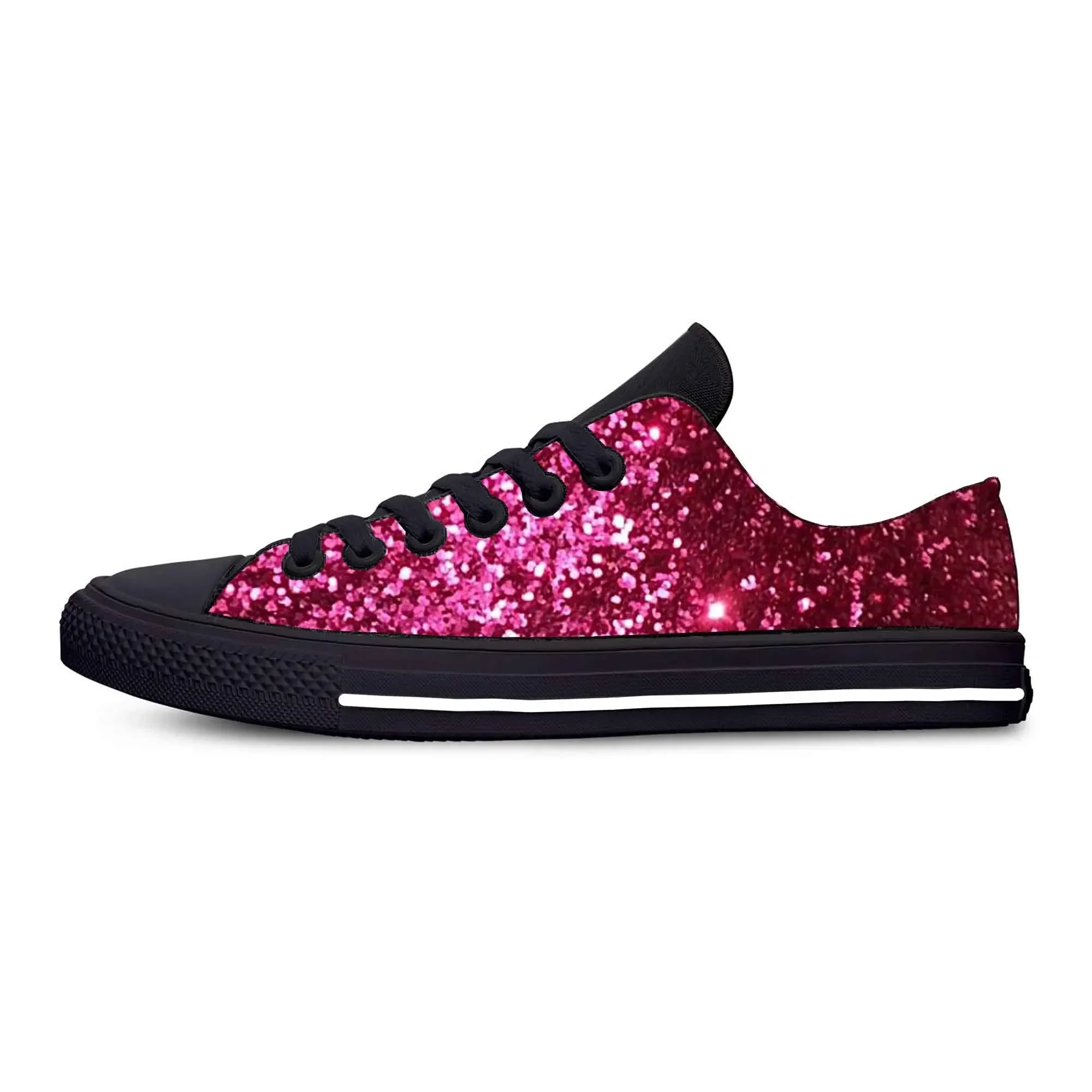 Zapatillas de deporte con estampado 3D para hombre y mujer, zapatos informales de tela con diseño brillante y galaxia, cómodos y transpirables