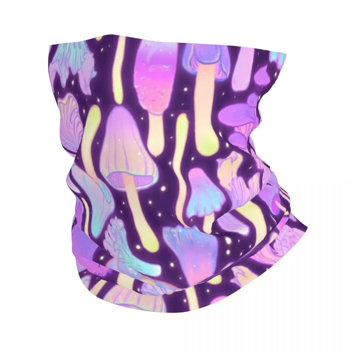 Spooky Psychedelic Mushroom Hunt Bandana Neck Cover Fantasy Balaclavas Magic Scarf Warm Headband Riding for Men Women