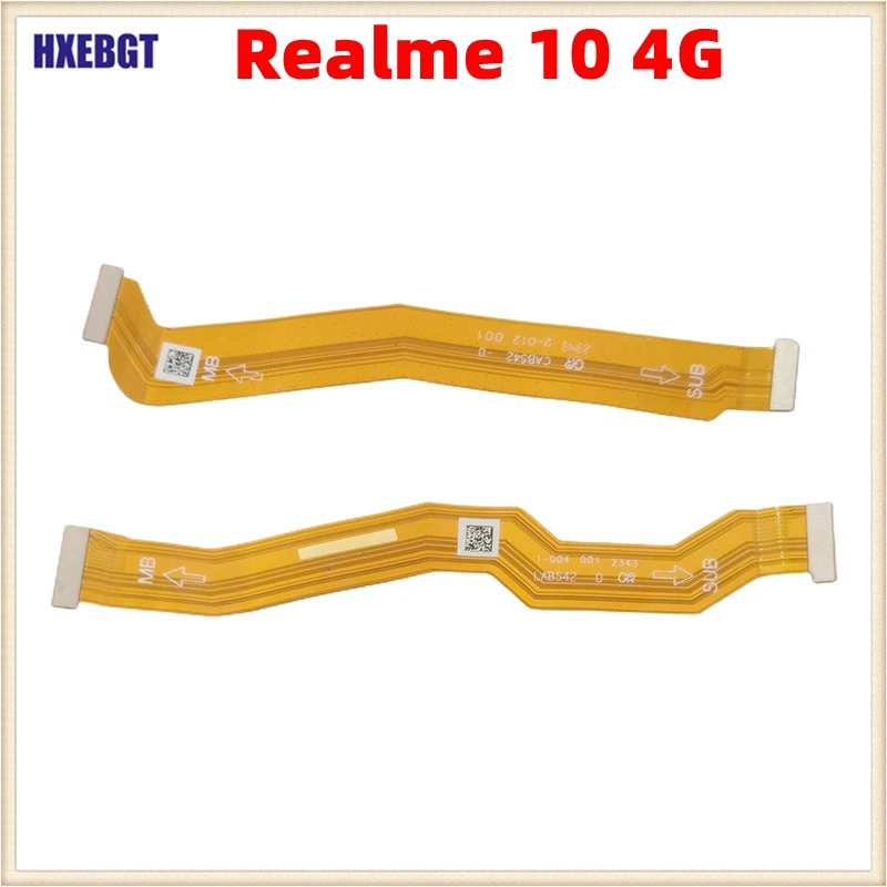 Motherboard Flex Cable e LCD Substituição, 4G Main Board, Peças de reparo para Realme 10