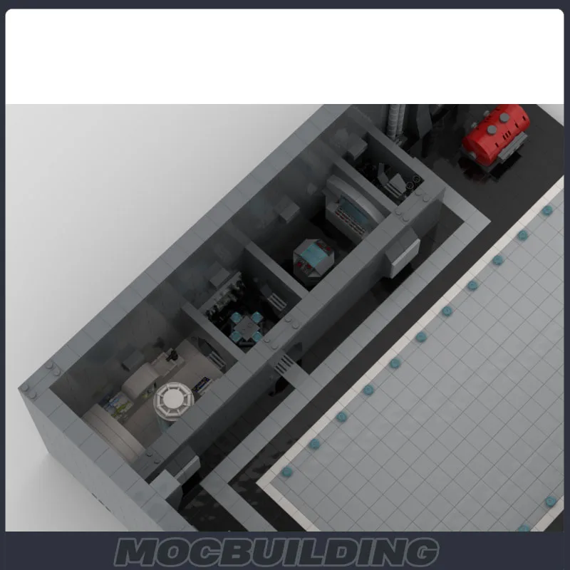 

UCS MOC космический фильм секретная база строительные блоки военная защита подвал DIY сборка технология кирпичи модель игрушки рождественские подарки