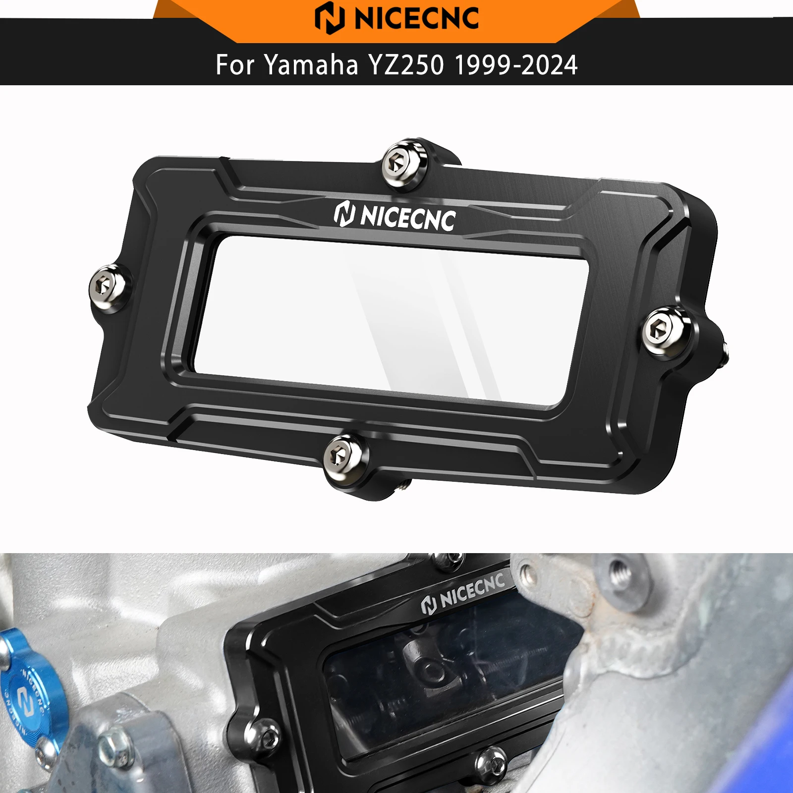 

NICECNC Aluminum Cylinder Exhaust Power Valve Cover For Yamaha YZ250 YZ 250 1999-2024 YZ250X YZ 250X 2016-2023 2022 CNC-machined