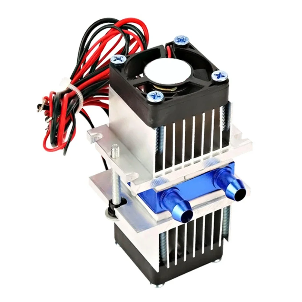 Dual Core Semiconductor Refrigeration Thermoelectric Peltier Air Cooling Dehumidification Equipment DIY Kit Cooler For Pet Box