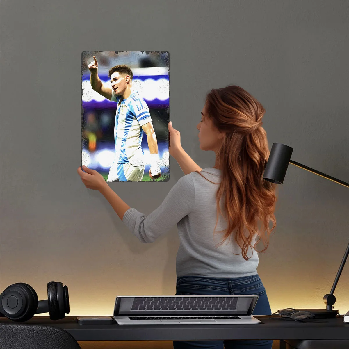 أرتورو فيدال رسم فني علامة معدنية ملصق رياضي علامات صفيح مخصصة ريترو لتزيين جدران الفن ديكورات المنزل Babymetal