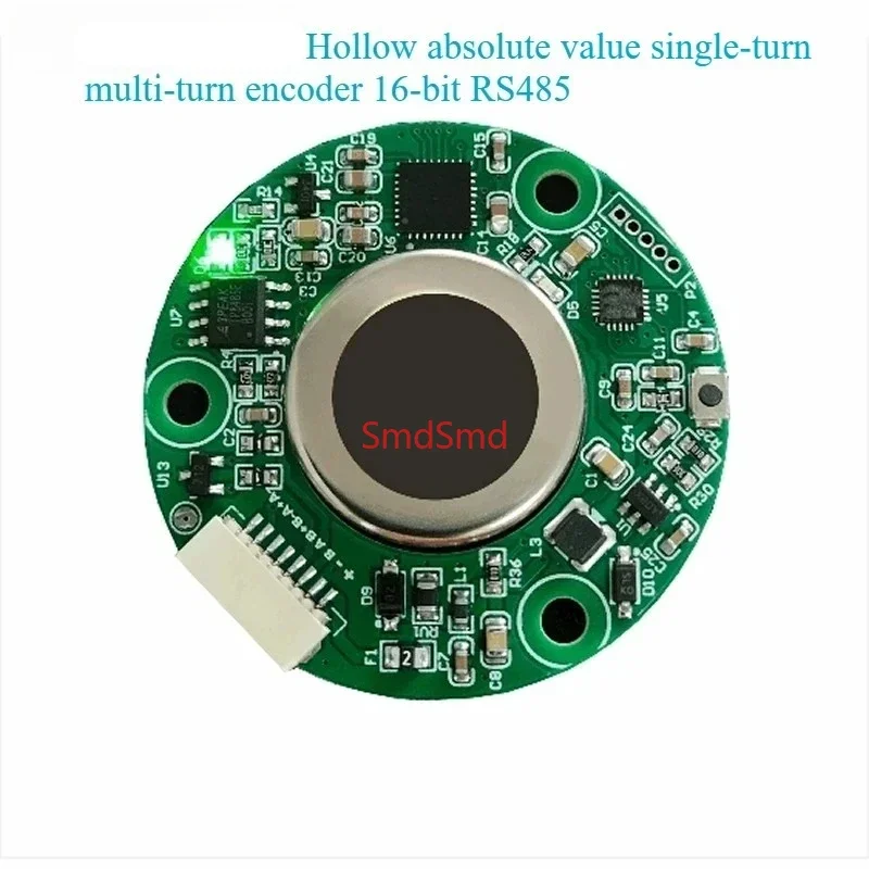 Hollow absolute value single-turn multi-turn encoder 16-bit RS485 interface ModbusRTU with AB pulse output