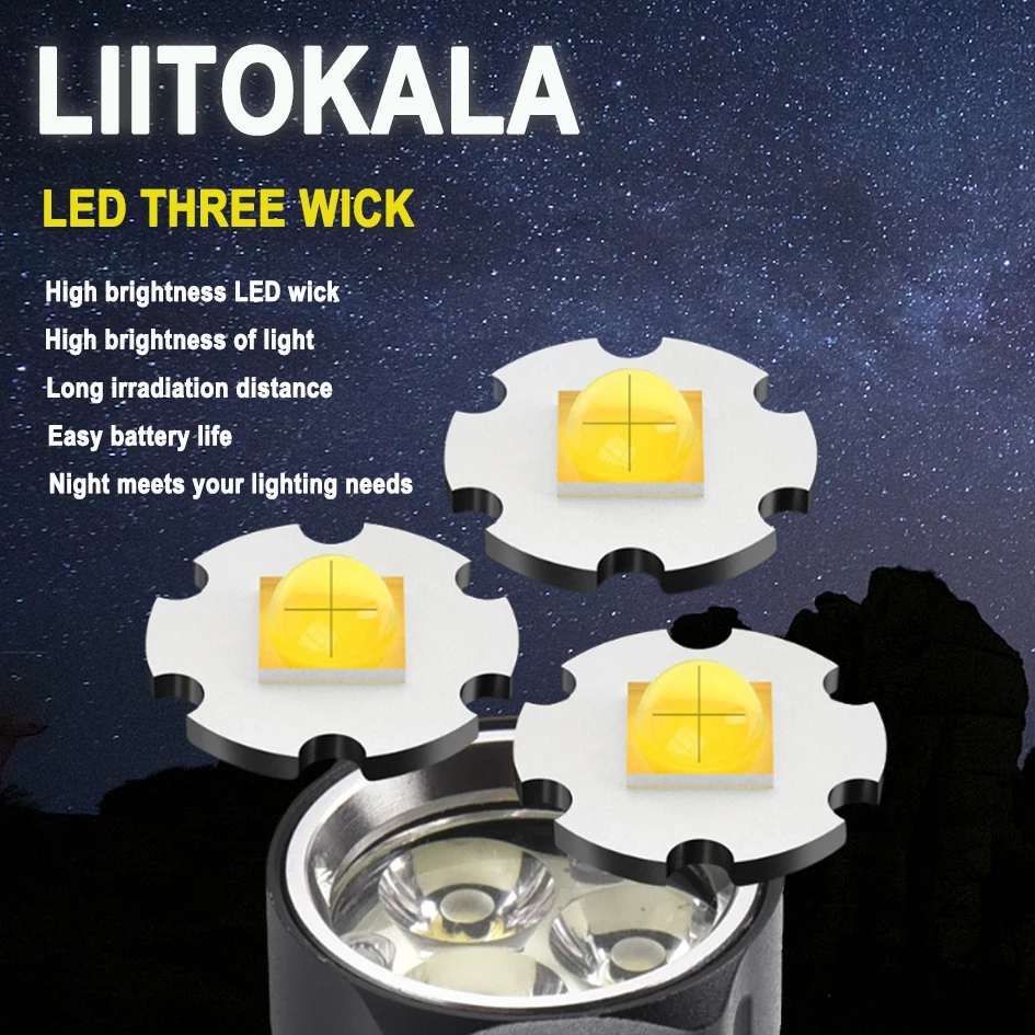 

LiitoKala LF-536 Rechargeable Mini Highlight Cap Clip Highlight Flashlight