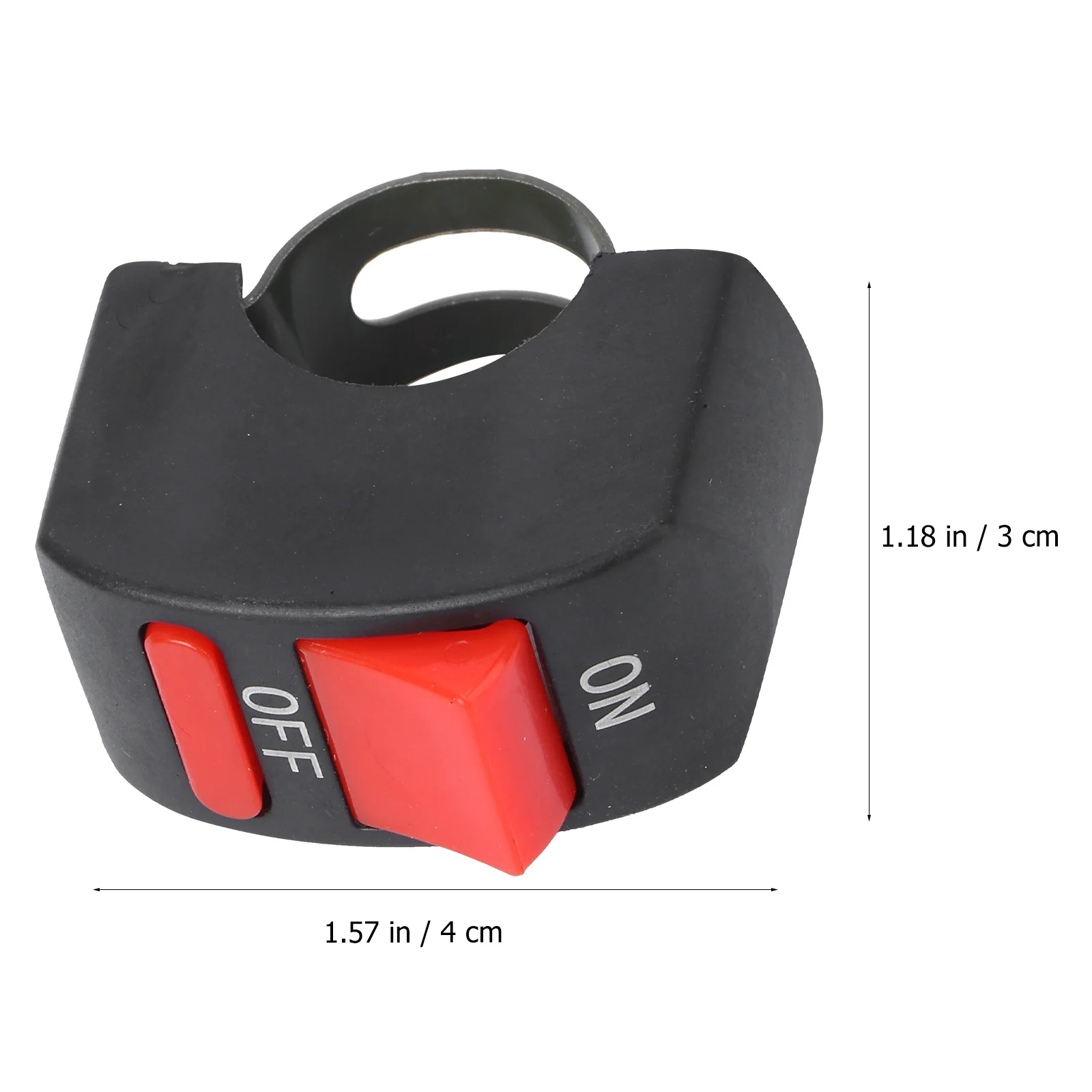 

Universal 7/8" Motorcycle Handlebar Dual Flash Switch On/Off Button For Light Kill Stop Atv Scooter Snowmobile 65Cm Dc