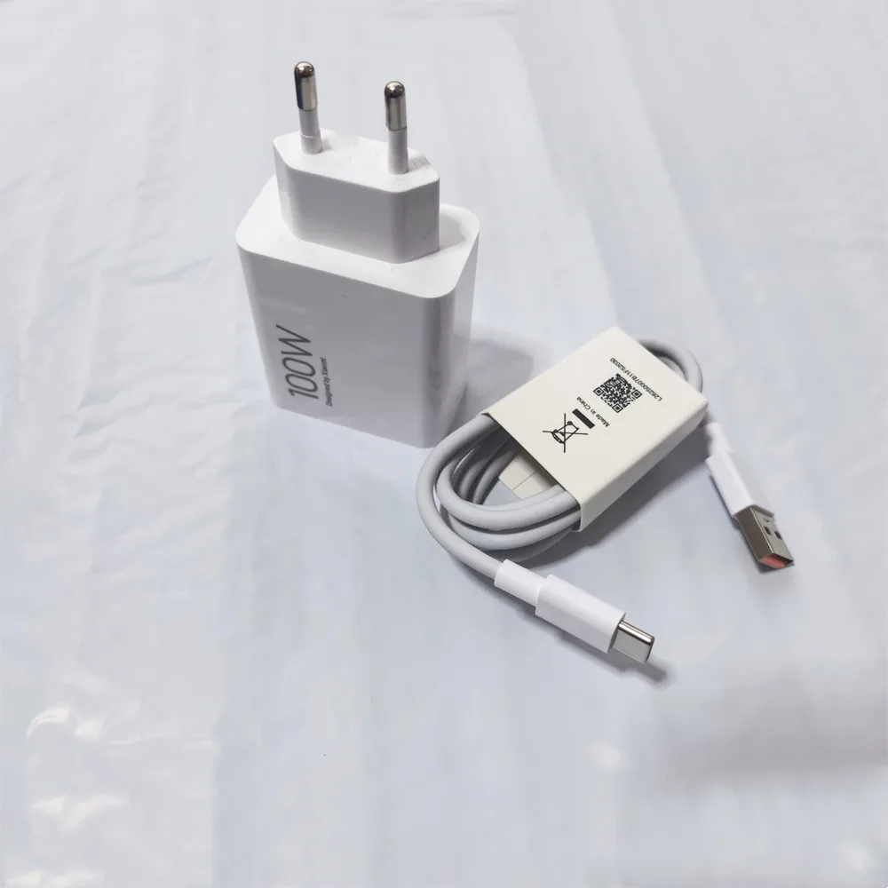 Xiaomi 100W EU Turbo Fast Charger Power Adapter 6A Type C Cable For Mi 17 Pro Ultra Lite ProMax 15 K80 K70 Pro K90 Pro Max Ultra