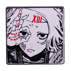Juuzou Suzuya Manga Enamel Pin Anime Tokyo Ghoul Brooch Buttons Badge Gift Backpack Decoration Jewelry