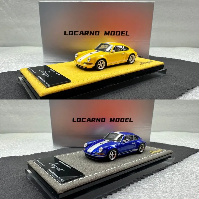 

Locarno Model 1:64 911 964 Singer Cast Resin Static Car Model - A Boys' Holiday Gift Toy Collection Decoration Piece.