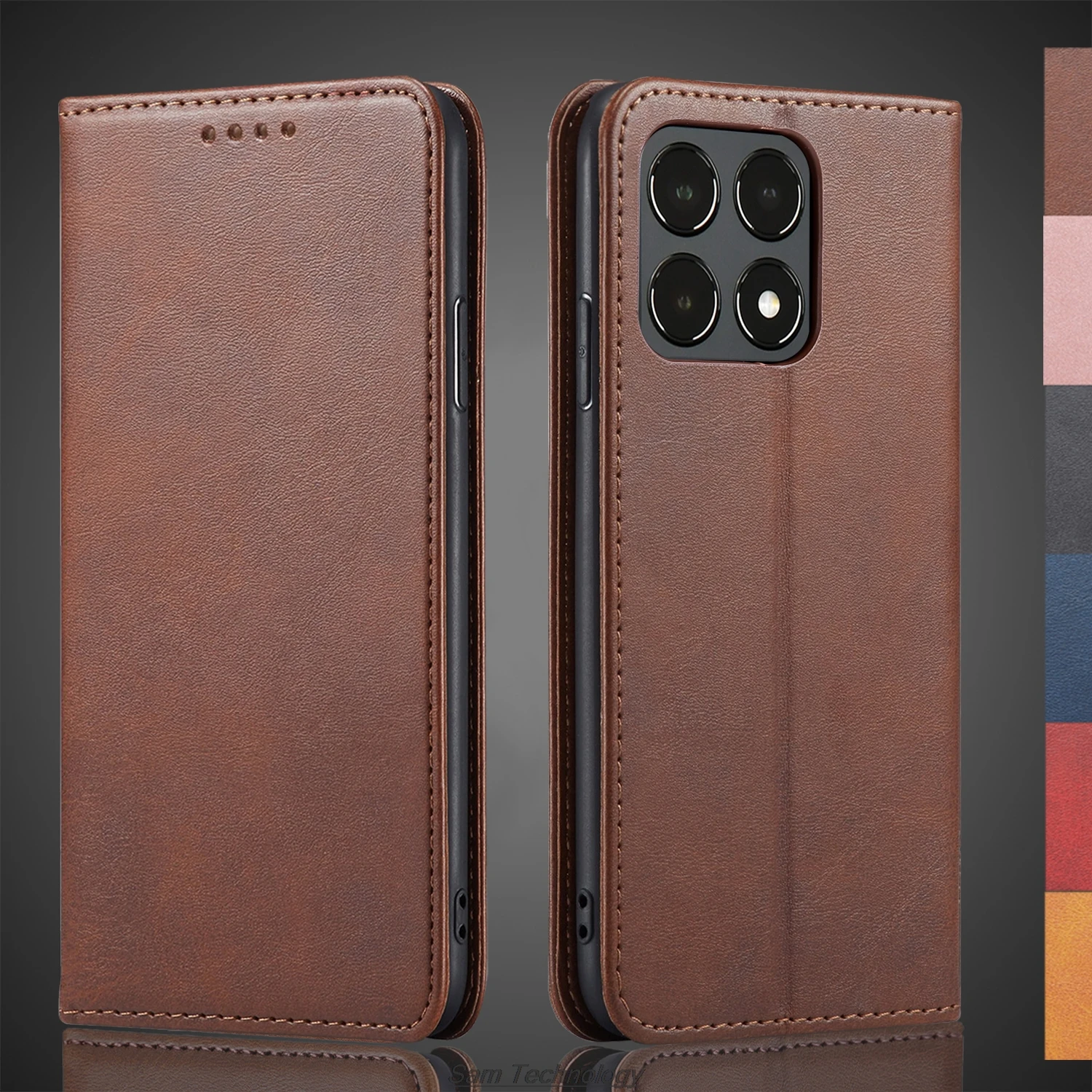 Magnetic attraction Leather Case for Xiaomi POCOPHONE POCO F6 Pro F6Pro Holster Flip Cover Case Wallet Phone Bags Fundas Coque