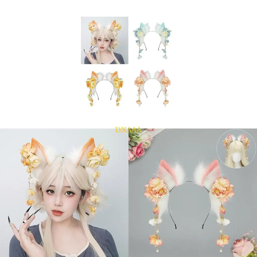 

DXAA Stretchy Cats Ear Headpiece Themed Party Decoration Soft Breathable Hairpiece