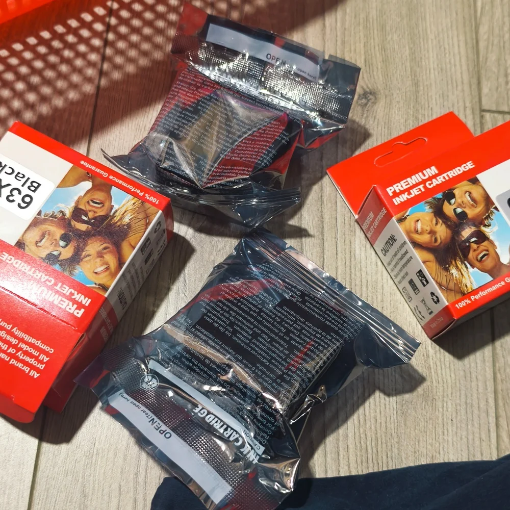 63XL استبدال معاد تصنيعها لطابعة HP 63 خرطوشة الحبر Deskjet 1110 1111 1112 2130 2131 2132 2133 2134 2136 #1