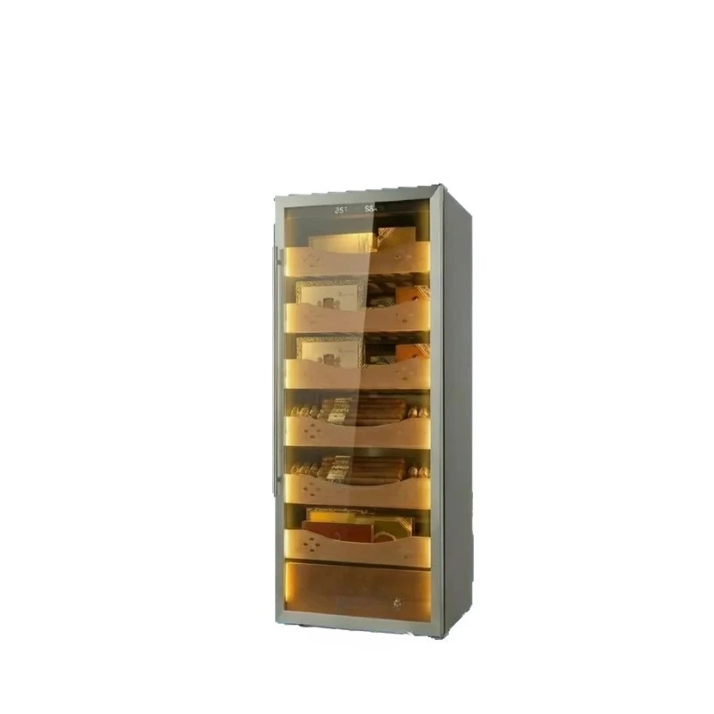 Fourth generation intelligent constant temperature cigar cabinet, frequency conversion temperature control cigar integrated