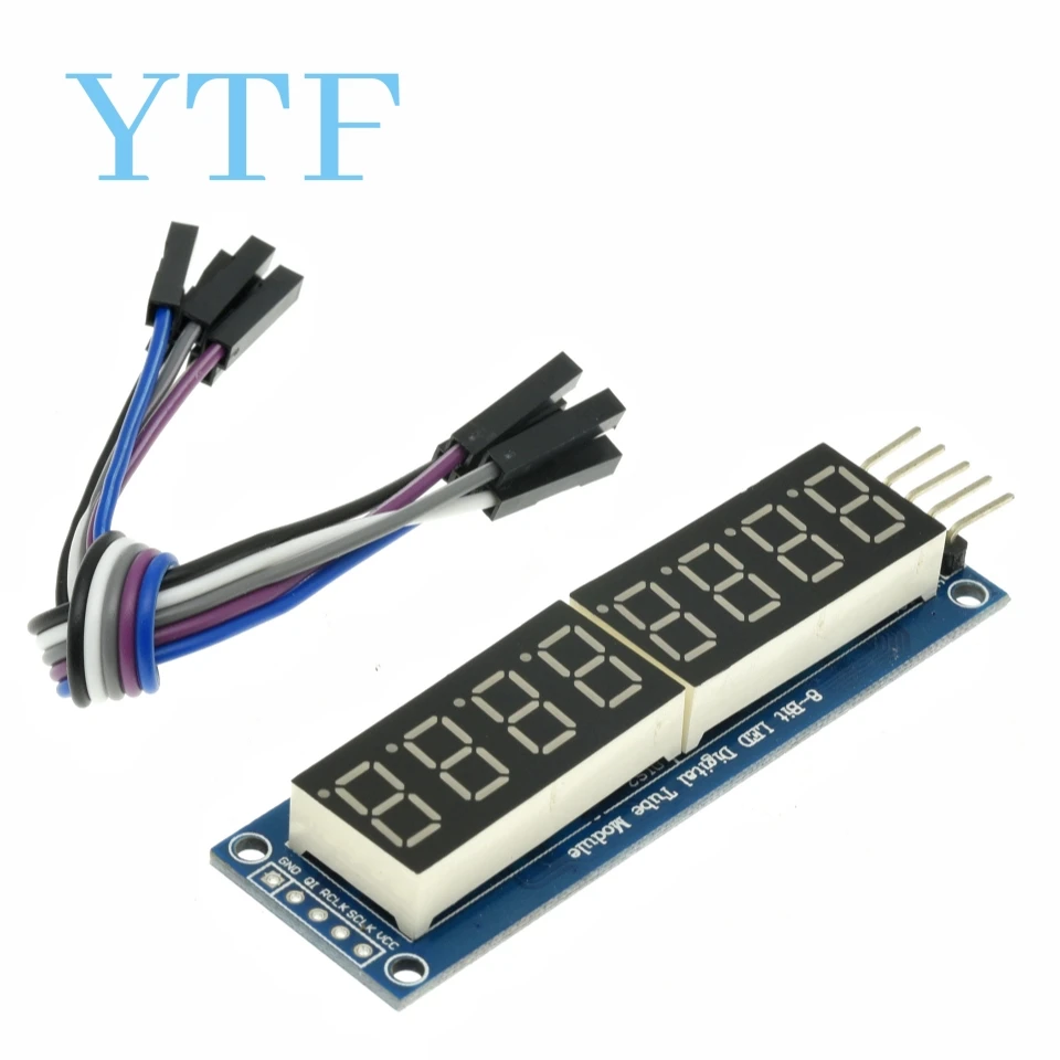 8-bit Nib Display Module 74HC595 Drives The 8-bit NiB Module