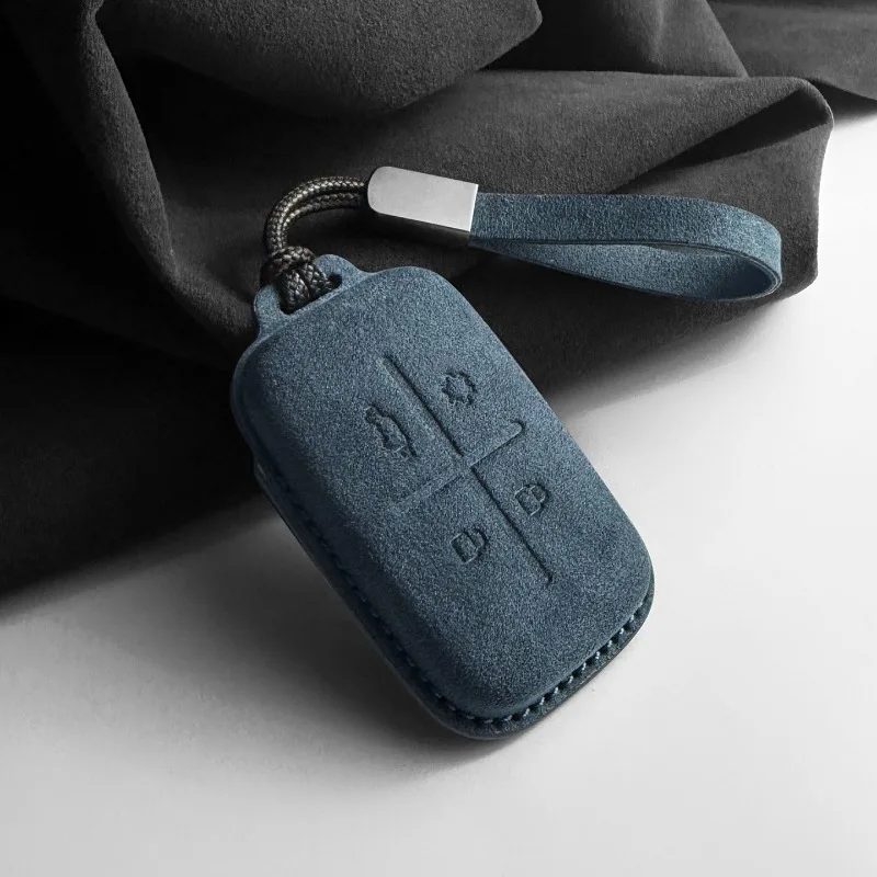 For ICAR V27 2026 High end suede Key set box car remote control protection shell modification