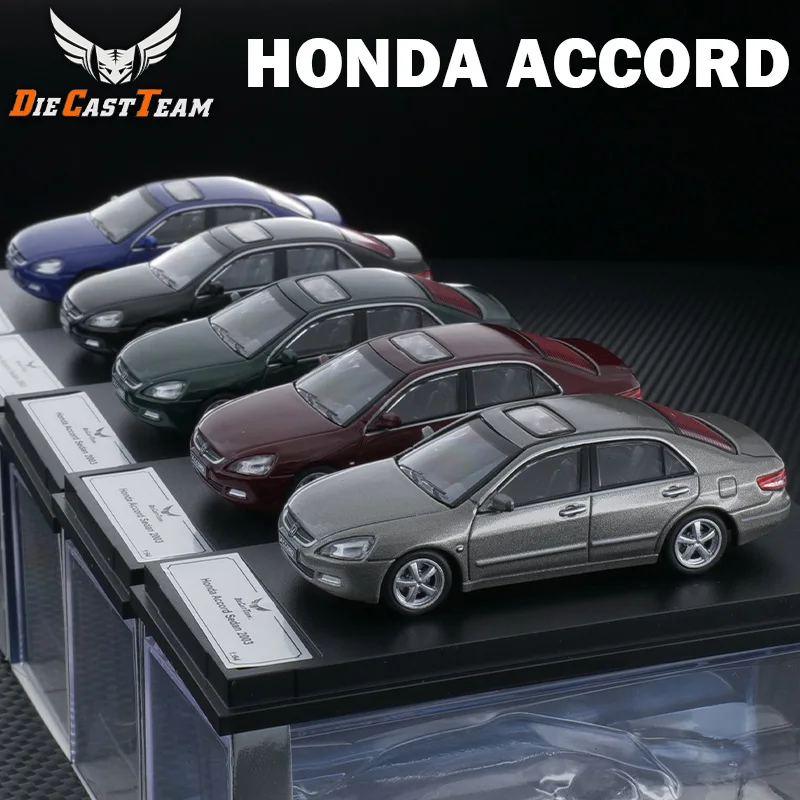 

DCT 1/64 Honda Accord седьмого поколения, металлические литые автомобили, коллекционные модели, литые под давлением игрушки для мальчиков