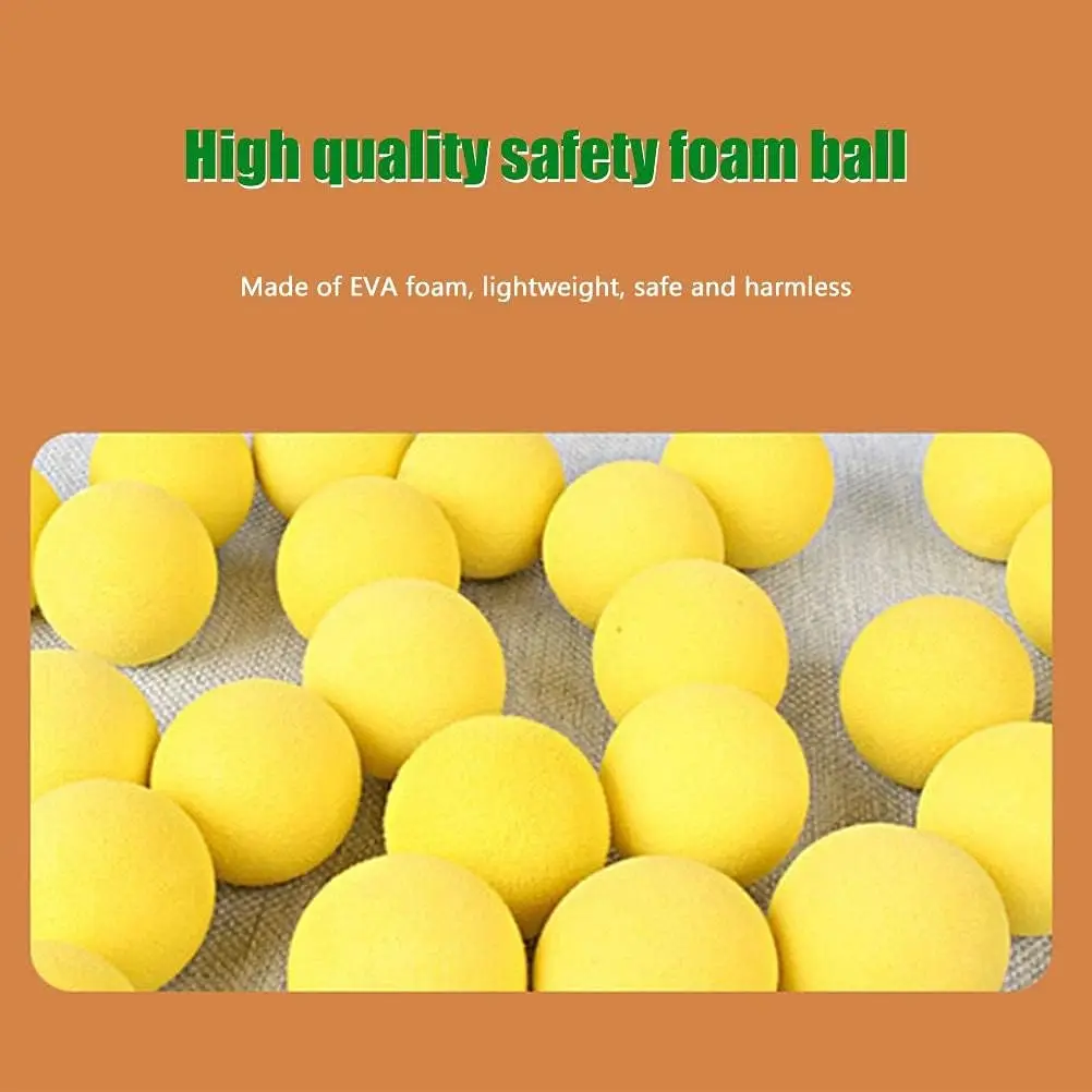 100 Pieces Pet Toy Balls 2.8cm Dog Training Ball Game Refill Balls 1.1 Inch EVA Soft Foam Balls Foam Ball Bullets for Gun