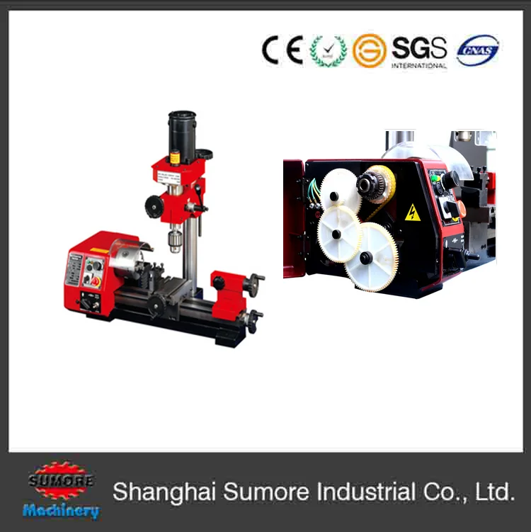 3 In 1 Mini Lathe Mill Drill Combo Lathe And Milling Machine Combination With Low Price For Sale SP2301