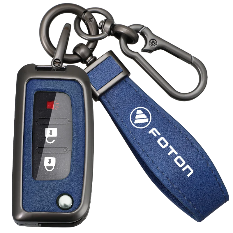 غلاف غلاف فوب لمفتاح السيارة ، حافظة فوب ، ملحقات لمحرك فوتون سافانا E3 E5 E7 تونلاند E G جرانيت مزين أومان توانو سوفانا #6