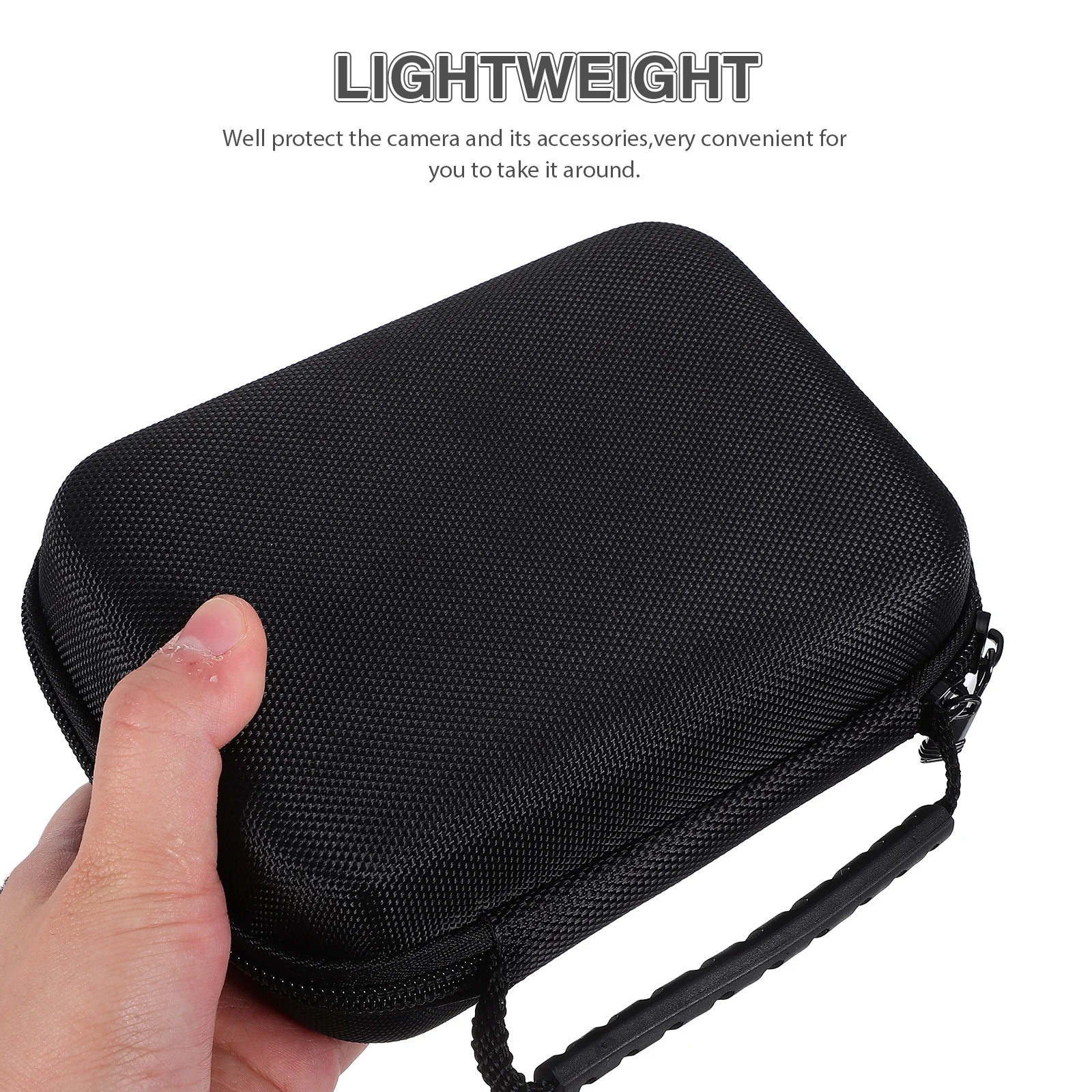 

Large DIY Grid Portable Travel Camera Bag Splashproof Hard Shell Case for Small Cameras Outdoor Photography Storage