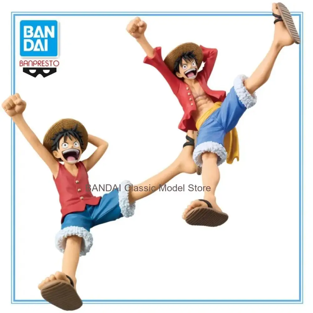 

Original Genuine BANDAI BANPRESTO One Piece Luffy ROMANCE DAWN-MONKEY.D.LUFFY Vol.1 Vol.2 Anime Character Model Collection Gifts