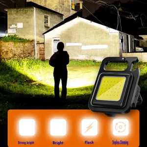 Multifunktional Mini Blendung Kobelschlüsselhain Leichte Notfalllampen USB -Ladung Starke Arbeit im Freien im Freien im Freien 10 Multifunktionale Schlüsselkasten des Hauptverkaufs - №8