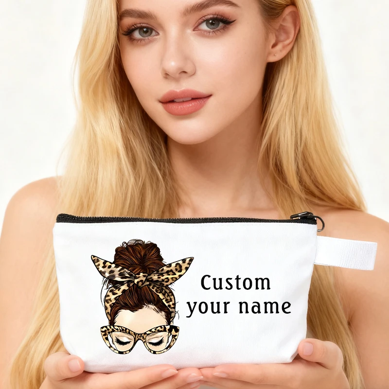 

Custom Your Name Makeup Bag Organizers Fashion Design Women's Bag Organizers Gift Pouch Durable Ideal Travel Toiletry Bag