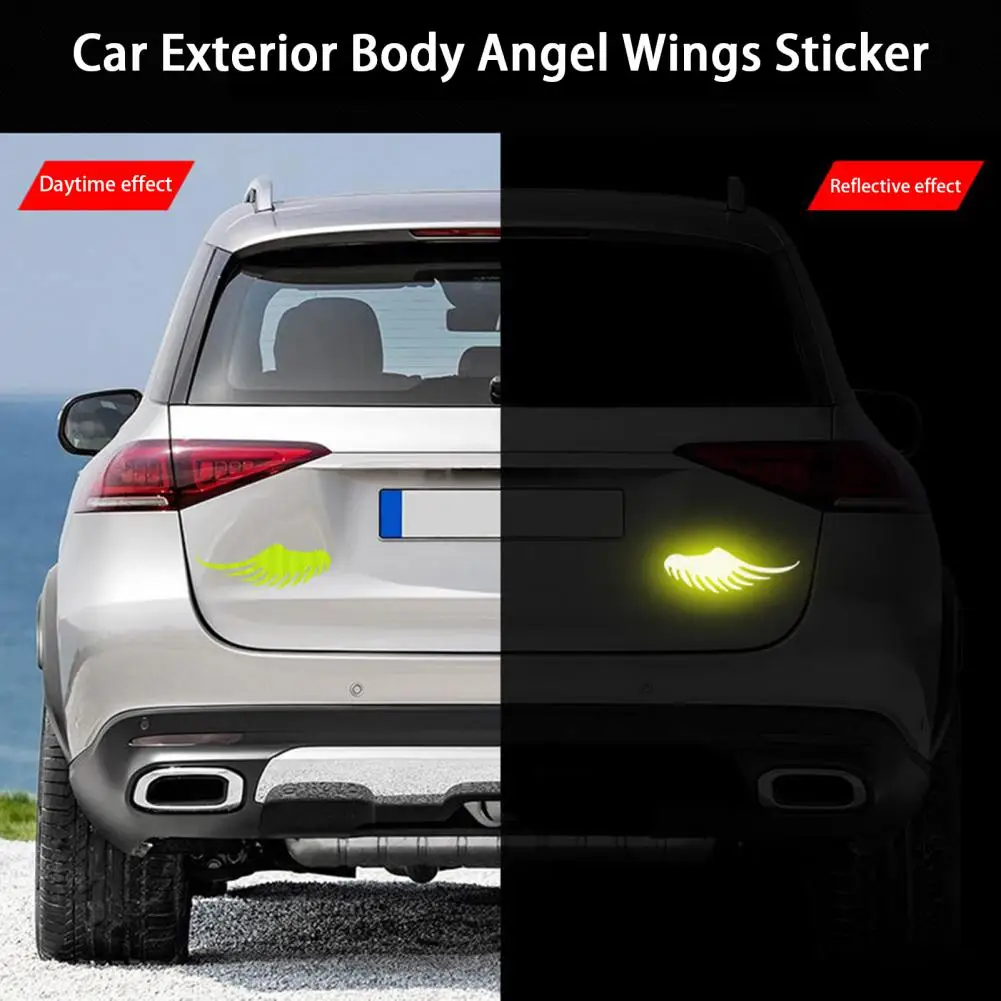 Decorative Anti-scratch Angel Wing Car Auto Body Sticker Decal Automotive Accessories