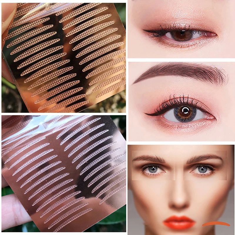 36Pcs Invisible Double Fold Eyelid Tape Sticker Lace Nature Clear Stripe Self-adhesive Natural Eye Makeup Tools